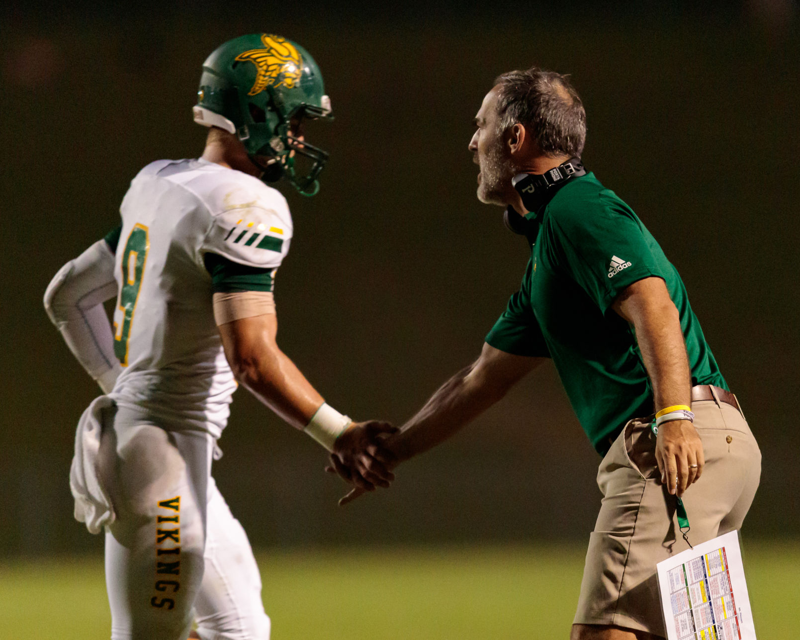 The Central Cabarrus Vikings shut out the Mount Pleasant Tigers 45-0.